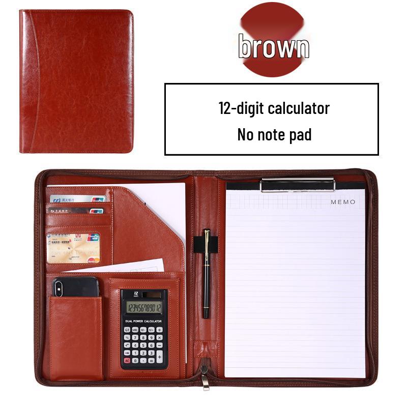 Manufacturer A4 Manager Zippered Business Ring Binder & Clipboard