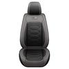 New 1PC Luxury Universal 5D PU Leather Front Seat Cover Car Seat Mat Waterproof Car Seat Protector Breathable(Only Seat Cover)
