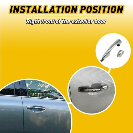 For Kia Sorento 16-20 Front Door Handle Right Passenger Chrome 82661-C5010 EXV