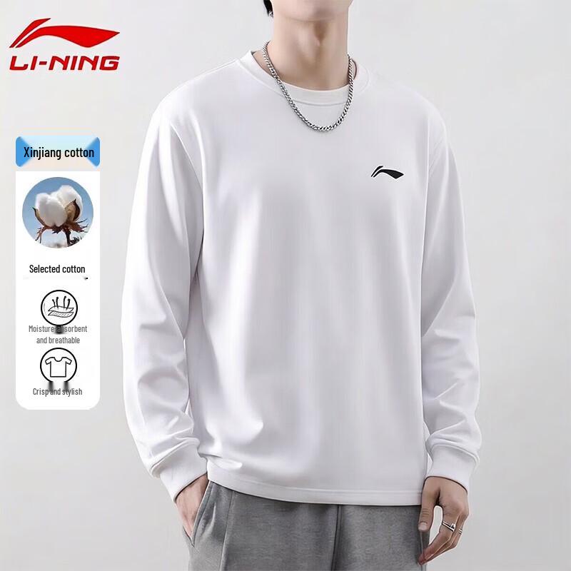 LI-NING Unisex Casual Pullover Sport Sweatshirt