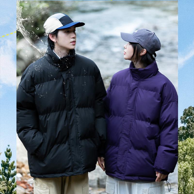Winterjacken Leicht Warm Entendaunen Gefüllt Verdickt Kältefest Warm Winddicht Wasserdicht Outdoor Sport Baumwollmäntel Plus Samtjacken