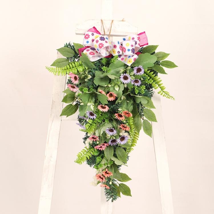 Artificial Christmas Upside Down Tree Door Wall Decorations Decorative Ornament