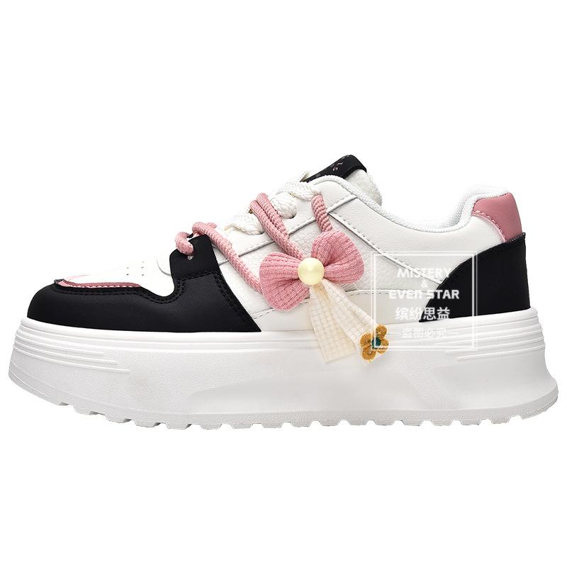 New products are on sale in autumn, new thick-soled little white shoes, female students' versatile casual board shoes 2839