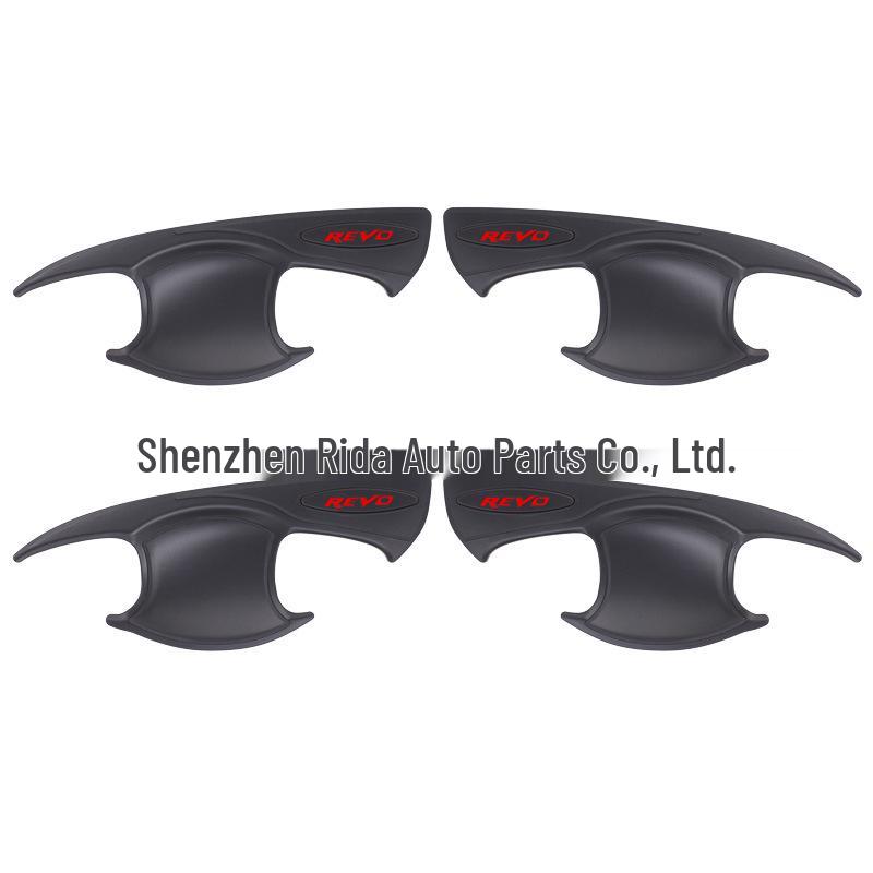 Toyota Hilux 2021+ Low-Spec REVO Full Set Matte Black Handle & Lampshade Kit