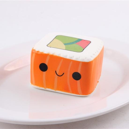 Squishy Cute Sushi Shape Phone Straps Stress Relief Slow Rising Squeeze Toys
