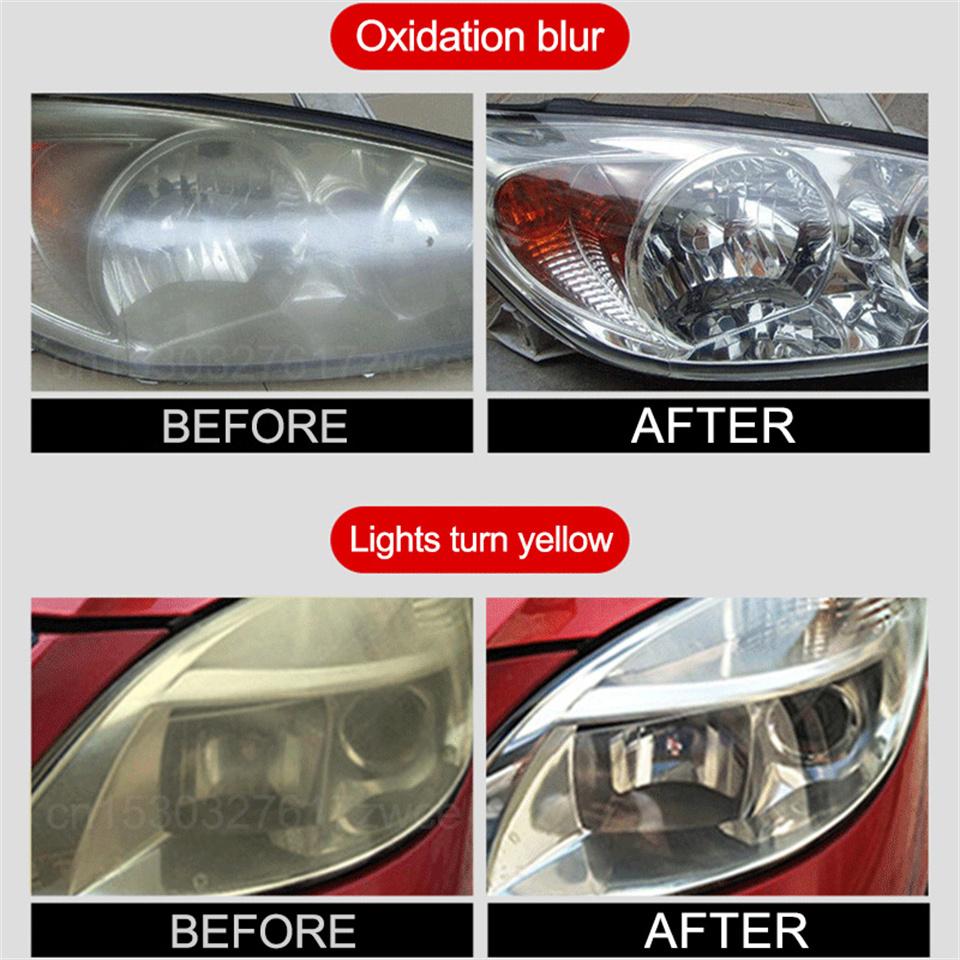 Car Paint Care Refurbish Agent Car Headlight Restoration Polishing Kits Headlamp Repair Kits Car Light Polisher Cleaning Paste