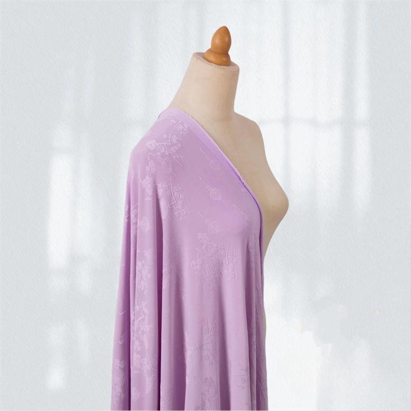 100x150cm Chinese Lantern Jacquard Fabric Three-dimensional Relief Cheongsam Hanfu Dress Designer Fabric Knitted Fabric 100x150cm