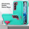 Pc Silicone 2 In 1 Cell Phone Armor Case For Samsung Galaxy S23 Ultra 5g S23 Plus S 23 Stand Holder Protective Cover