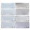 Portable Wireless Russian/Spanish/Korean/English Keyboard for Tablet Laptop Bluetooth-compatible Keypad Travel Keyboard