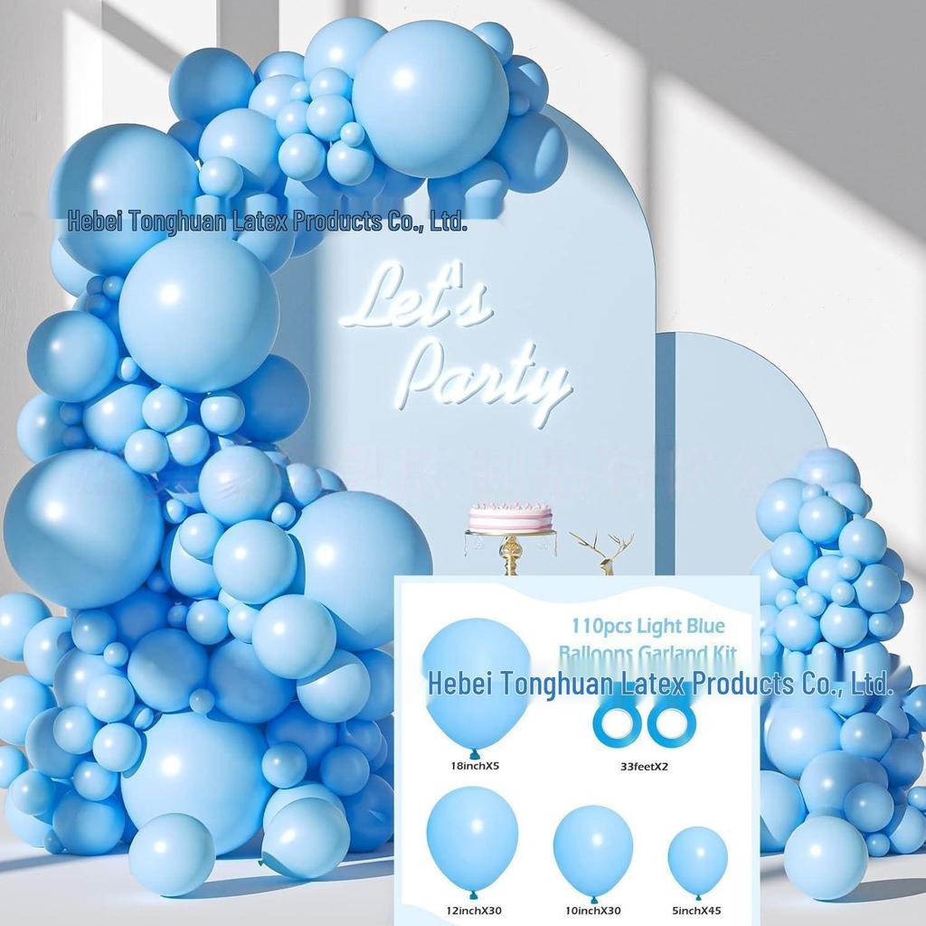 Conjunto de Balões Macarons Matte e Metálicos para Decorações de Festa de Aniversário Multicena