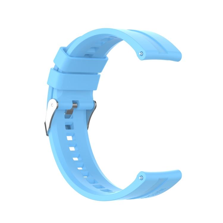 Direct Sales for Xiaomi Watch Color Sport Silicone Watch Band with Silver Steel Buckle Smart Watch Bands Silicone синий