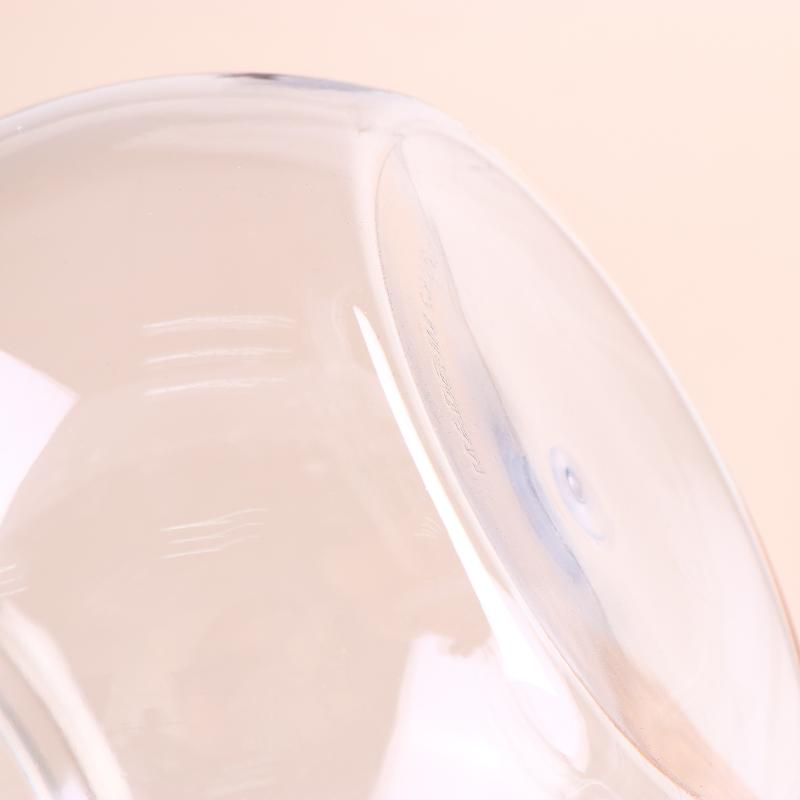 Transparentes rundes Zierfischglas Tragbares Goldfischglas Kleines Fischglas Haustier Kunststoff Leicht Schreibtisch Aquarium Schale Heimdeko