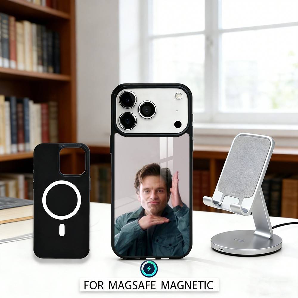 

Actor S-Sebastian S-Stan-SS Phone Case For iPhone17,16,15,14,13,12,Pro,Max,Magnetic For Magsafe Wireless Charging iPhone14Plus