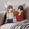 Romantic Mystery Japanese Anime EErased Cushion Cover Pillowcase Antidustmite Invisible Zipper Short Plush Sofa Cushion