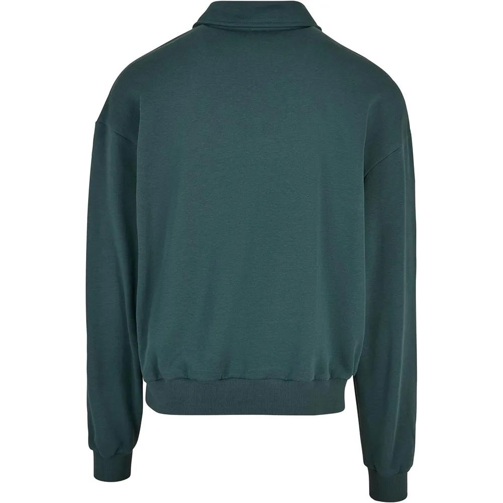 Urban Classics Sweatshirt with Half Zip Shirt Collar