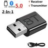 Bluetooth 5.0 Transmitter Receiver 3.5mm AUX Jack RCA USB Dongle Stereo Wireless Audio Adapter For TV Car Kit Speaker Headphone