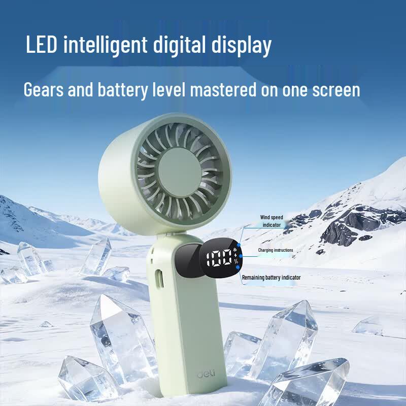 Deli Portable USB Foldable Handheld Fan