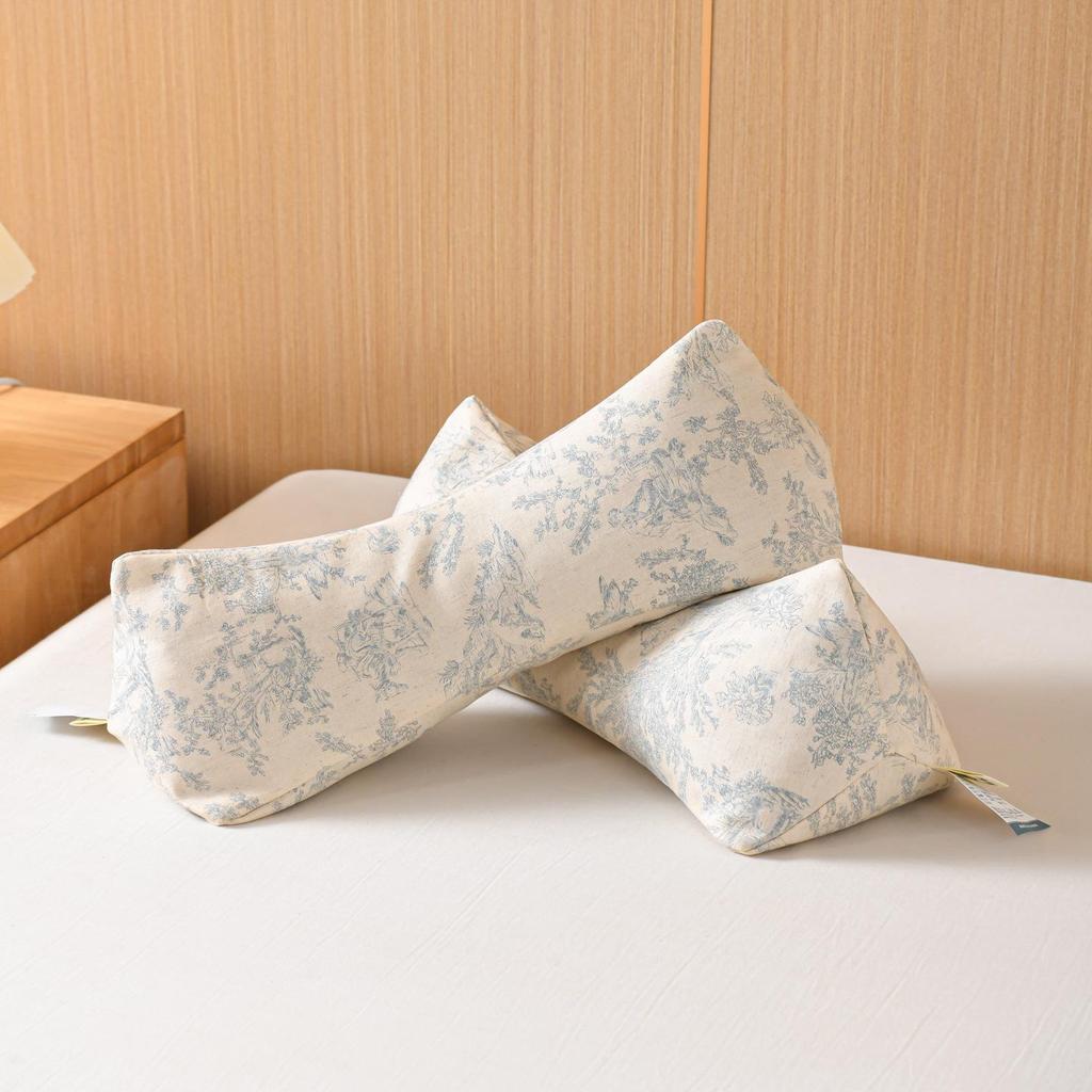 2026 Rustic Triangle Series Cotton-Linen Buckwheat Pillow Display Sample (Not for Purchase)
