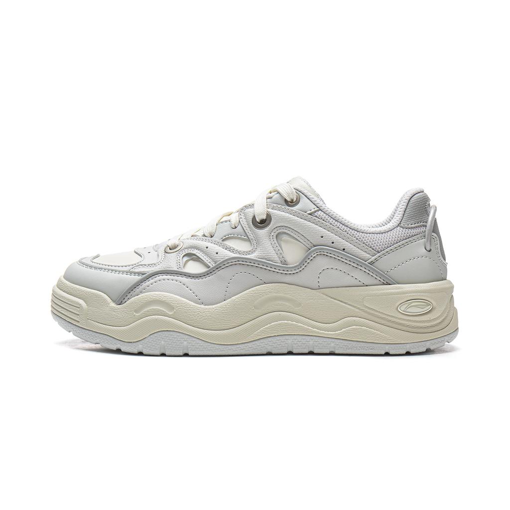 Li Ning Moth Orchid Coverage Slip Resistant Cushioning Abrasion Resistant Lightweight Height Increasing Low Top AGCW008-2