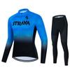 Mens Cycling Jersey Bib Shorts Set Quick-Dry Breathable Team Edition Road Mountain Bike Riding