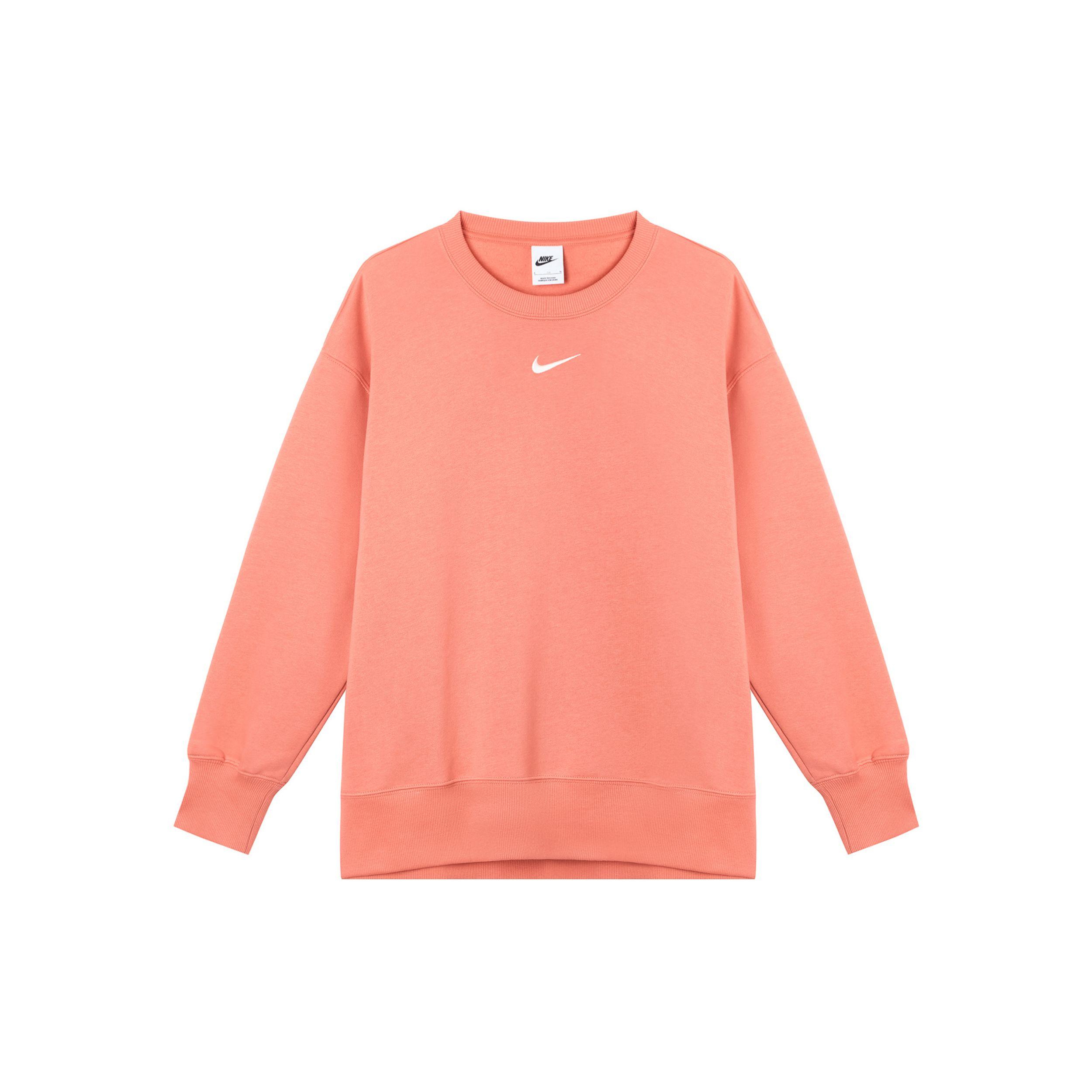 

Nike Phnx Flc Os Long Sleeve Crew Sweatshirt Women Sweatshirts Pink FZ4271-814 S