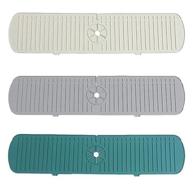 Silikonowa mata pod kran Kąpielowa Fale Wody Złapywacz Wody z Kranu Mata Duża Osłona Przeciw Rozpryskom do Zlewu Ochrona Blatu