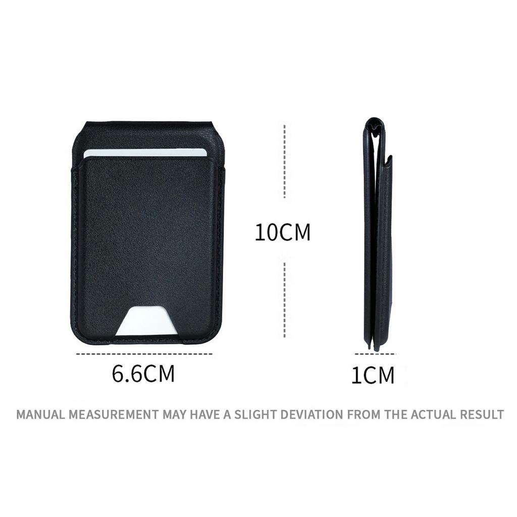 Magnetic Square Card Holder Phone Kickstand with Swivel Hinge Multi Angle Adjustable Anti Theft RFID Protection