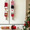 Christmas Appliance Handle Sleeve, Fabric Decoration with Handle-Over Form and Side Closure for Seasonal Kitchen Displays