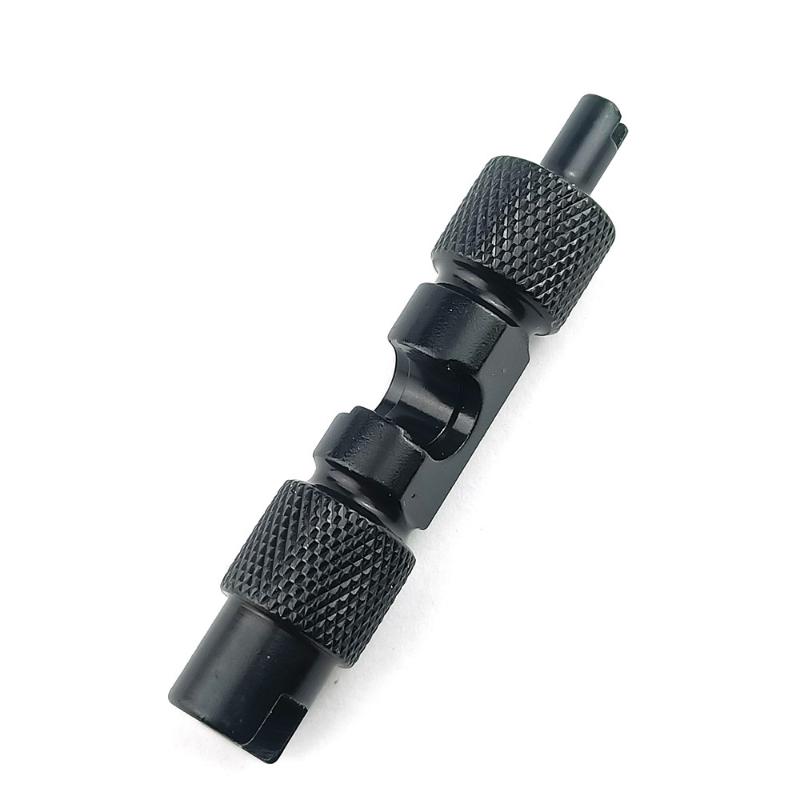Portable 3-in-1 Bike Valve Core Remover 1Pcs Multifunctional Wrench Spanner Tool for Cross-country Cycling Trip Tire Repair