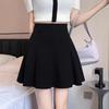A-line Petite Women's Skirt - 2026 Autumn Academic Style Umbrella Skirt, High-Waisted Slimming Pleated Design