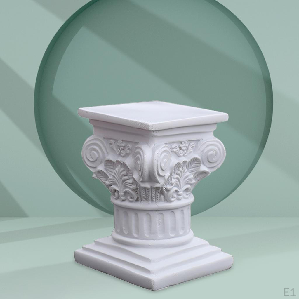 Miniature Roman Pillar Candle Holder for Home Decor