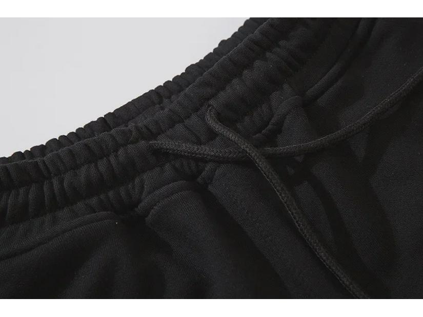 Funktionelle, einfarbige Unisex-Sport-Jogginghose mit Reißverschlusstaschen