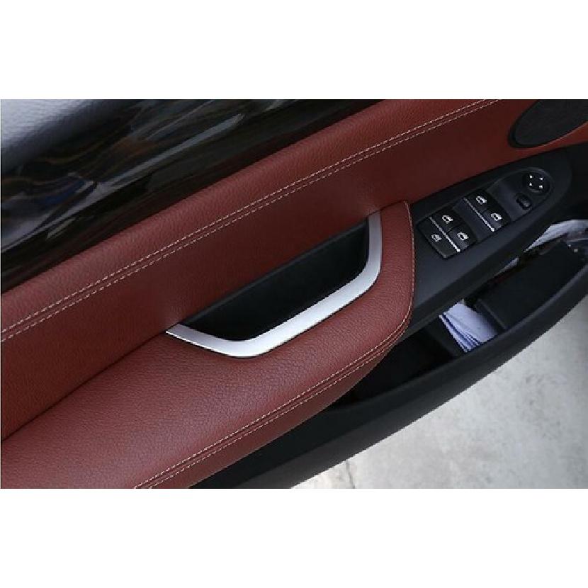 For BMW X3 F25 X4 F26 2011-2017 ABS Silver Front Door Storage Box Frame Trim 1X
