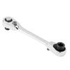 Mini 1/4 inch Double Ended Quick Socket Ratchet Wrench Rod Screwdriver Bit Tool Contain 1 x Ratchet Handle Wrench Tool Parts