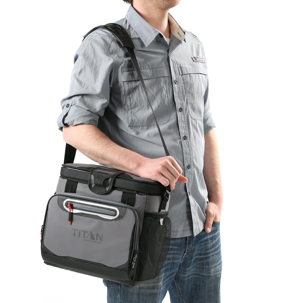 Titan Deep Freeze Cooler 16 Limited Compact Box, 8L, Cans, Gray, Edition,