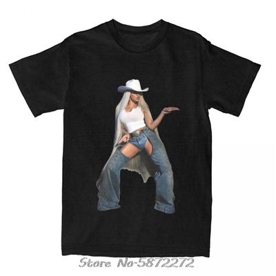 Beyonce Cowboy Carter Music Unisex Cotton Tshirt Oversized T Shirt Fitness Tshirt Fitness Tees Fashion Tops Mens Clothing