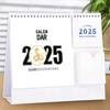 Simple Agenda Planner Scheduler Standing Flip Calendar Gift 2025 Desk Calendar  Home Decoration
