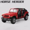 New 1:32 JEEPS Sahara Wrangler Simulation Toy Vehicles Model Sound and light Shock Absorbers Alloy Children Toys Collection Gift ALS1