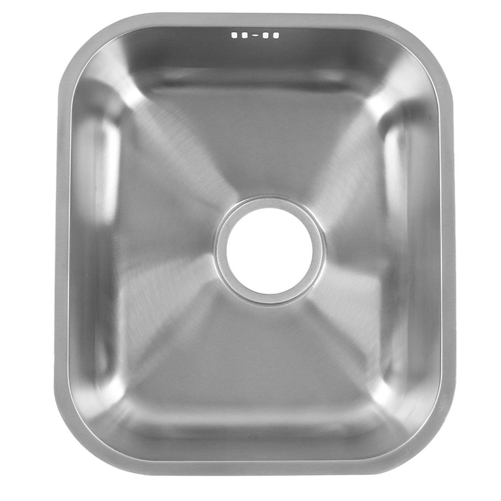 RV Sink Wash Basin Stainless Steel 430x370x180mm Rust Resistant Large Capacity for Camper Yacht Moto