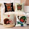 Cute Domo Kun Pillow Gift Home Office Decoration Pillow Bedroom Sofa Car Cushion CoverPillow Case