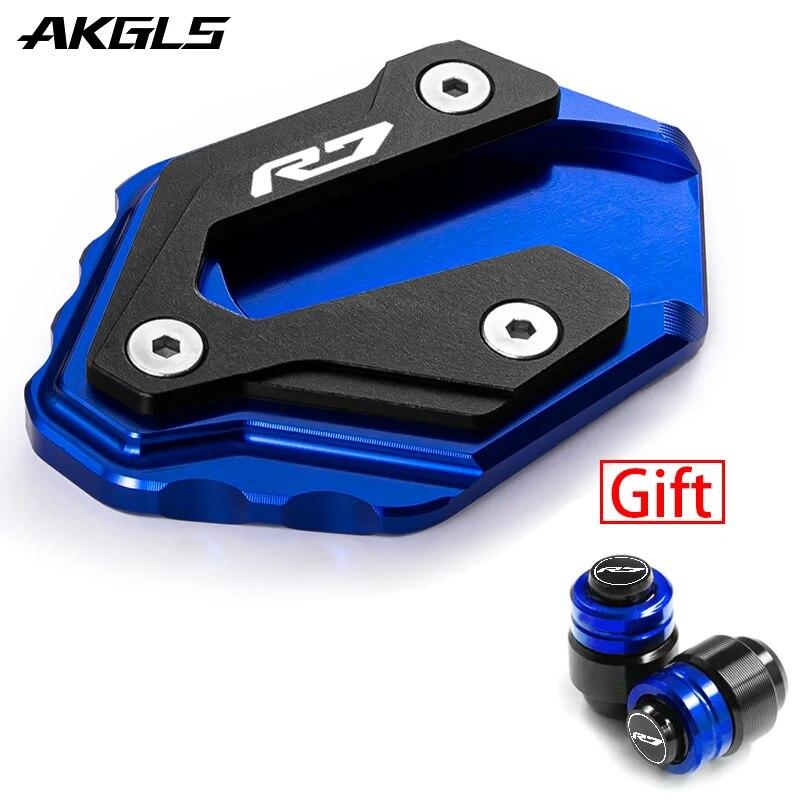 For YAMAHA R7 YZF-R7 YZF R7 R 7  2022 2023 side bracket extension pad bracket plate enlargement and tire air valve cover