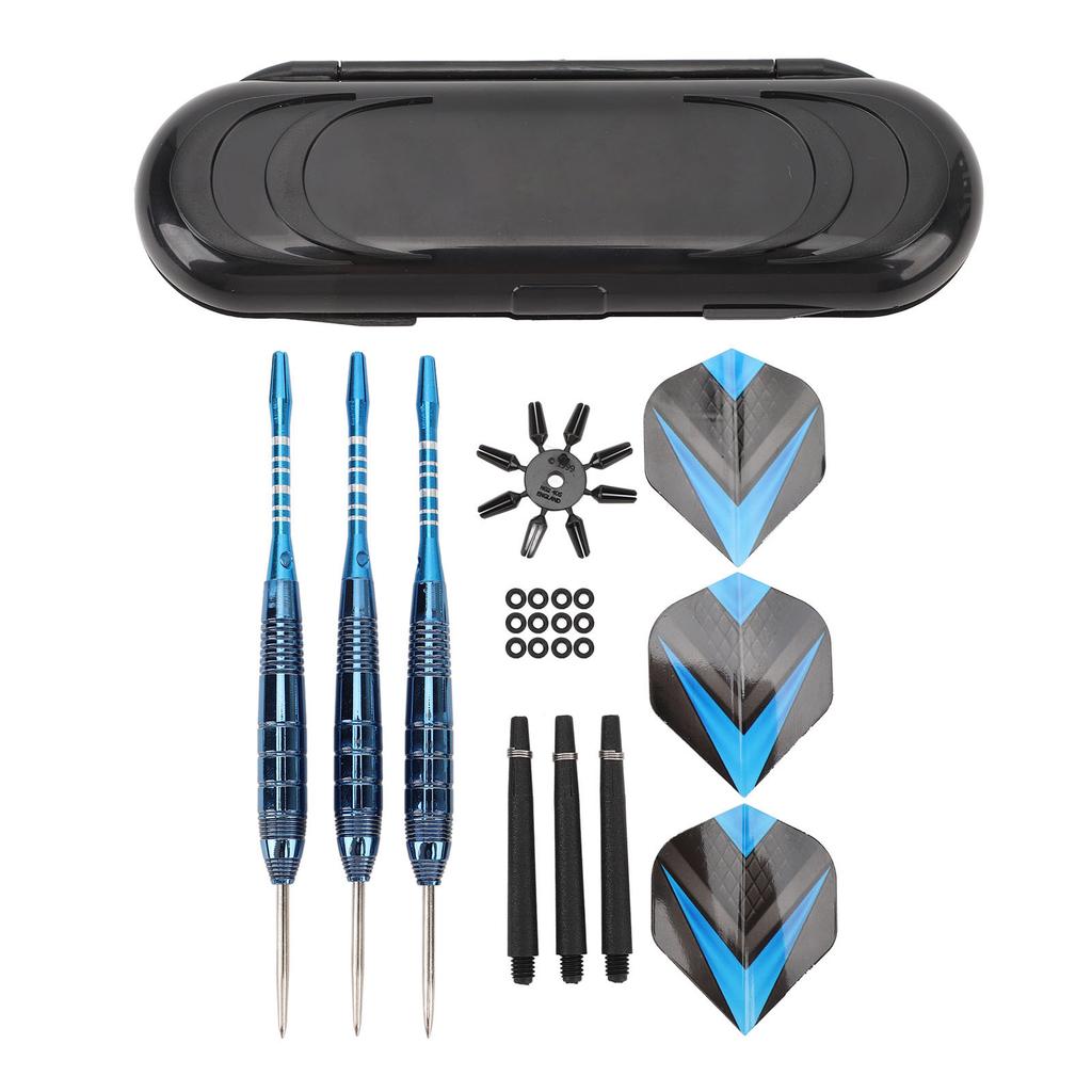 Darts Set Professional Efficient Portable Lightweight Aluminum Shaft Steel Tip Darts Kit for Beginners and