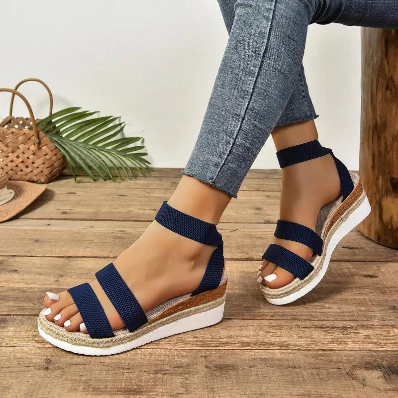 Fashion Summer Classic Sandals 2025 New Comfortable Non-slip Women's Shoes Fashionable and Casual Large-size Sandals