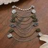 1 Piece Alloy Shawl Clips Decorative Cardigan Clips Vintage Scarf Brooch Pin  For Shawl