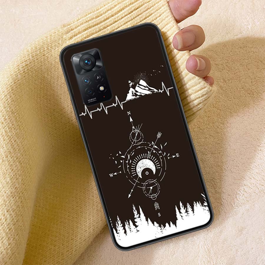 

Motorcycle Heartbeat Phone Case For Redmi Note 13 14 15 Pro Plus 12 13C 12C 15C 9 10 10C 9T 9C 9A TPU Soft Cover Clear Cell Case Redmi 13C