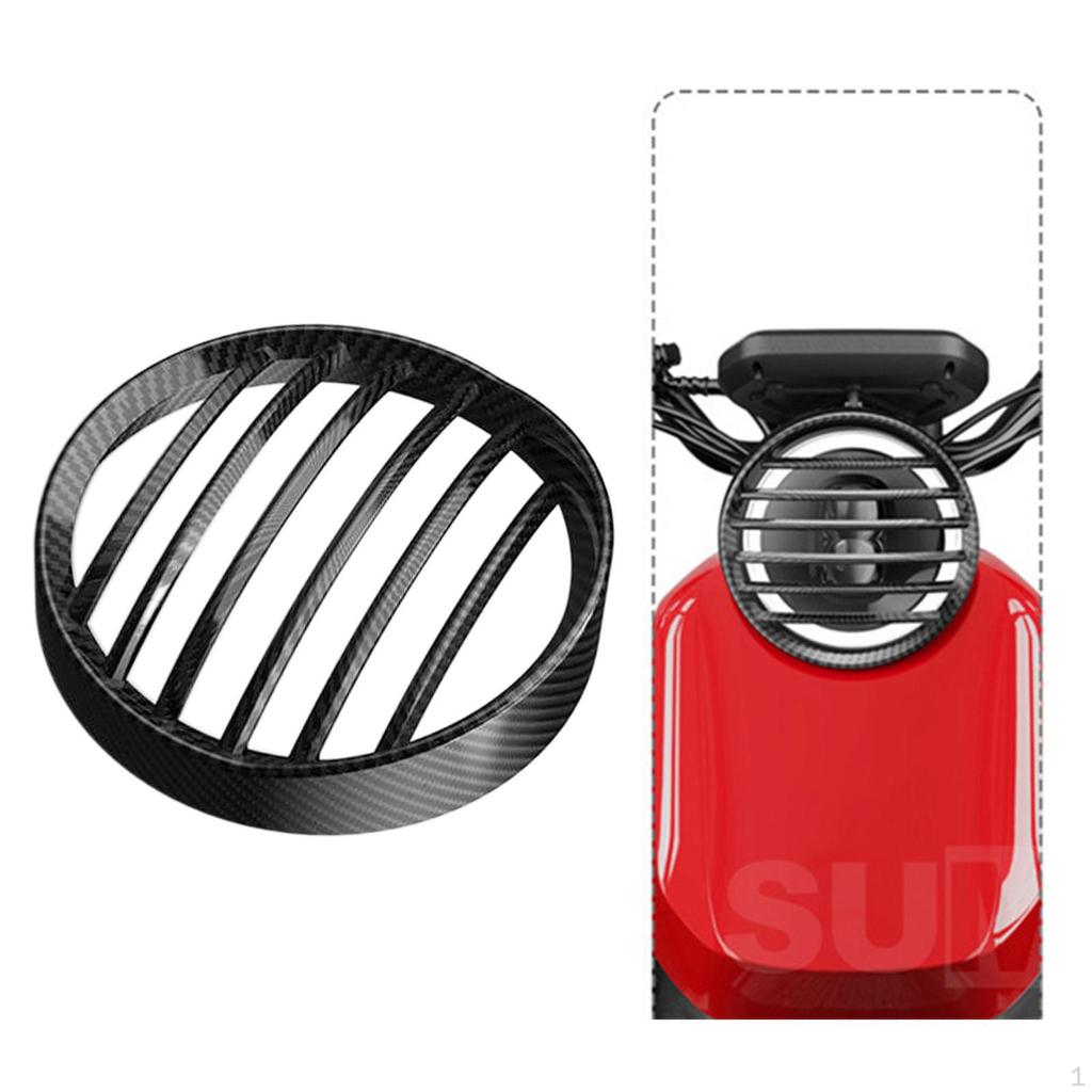Motorbike Headlamp Cover Shade for Round 14cm Light Vehicle Spare Parts Rugged and Shock Resistant