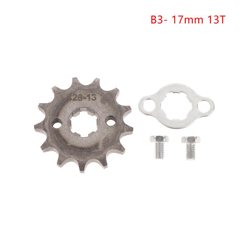 428# 17Mm /20Mm10 11 12 13 14 15 16 17 18 19T Teeth Front Engine Sprocket For Moto Bike Go Kart Atv Quad Motorcycle