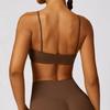 Beauty Back Sports Underwear Women Shockproof Running Workout Clothes Top Outer Wear Yoga Clothes Vest Beauty Back Sling Bra