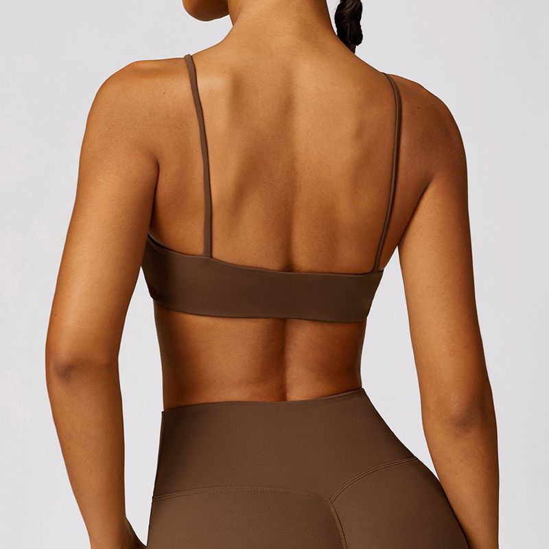 Beauty Back Sports Underwear Women Shockproof Running Workout Clothes Top Outer Wear Yoga Clothes Vest Beauty Back Sling Bra