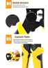 HSC8 6-4 Tubular Terminal Crimping Pliers - Sleeve Type, Manual Crimping Tool